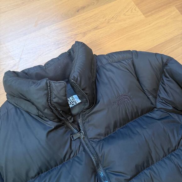 Women's The North Face Black Metropolis 550 Down Fill Parka Puffer Jacket Sz M - Picture 8 of 8